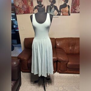 LEITH BEAUTIFUL 🤩 COLOR STRETCHY WOMEN MIDI DRESS WITH TWO  SIDE POCKETS